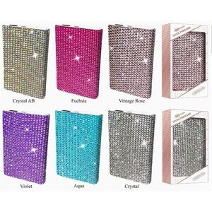 BRAND NEW WITH TAGS Rhinestone Crystal Power Bank – 10,000 mAh Dual USB Charger